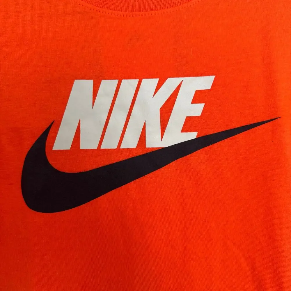 Nike Swoosh Tee in Orange